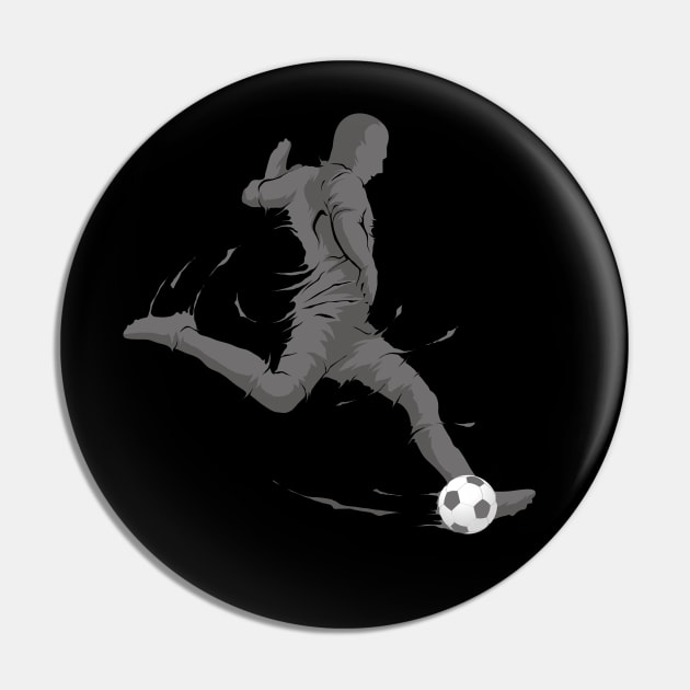 Soccer Player Pin by TambuStore