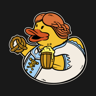 Awesome Rubber Duck Drinking Beer For Beer Lover T-Shirt