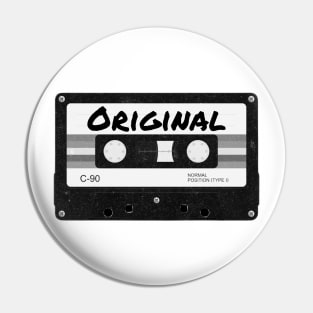 Retro 80s Music Original Mixtape Pin