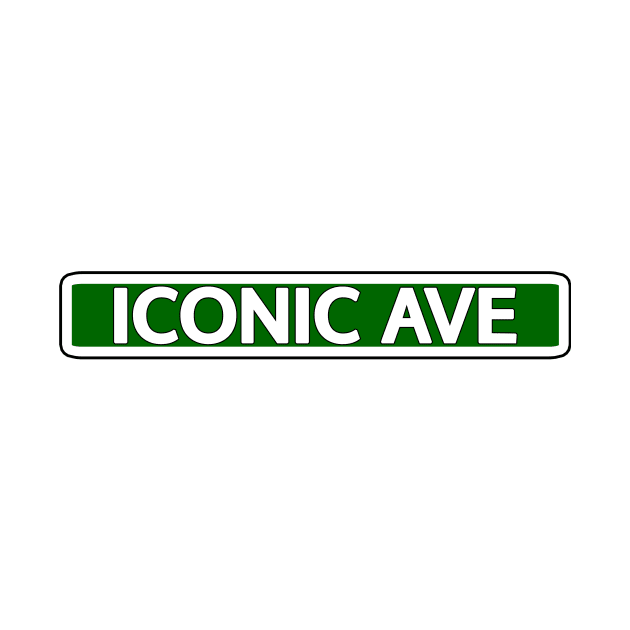 Iconic Ave Street Sign by Mookle