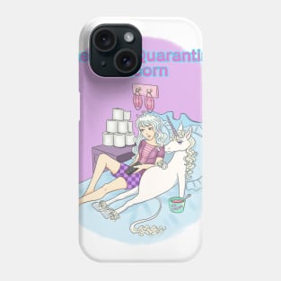 The last quarantine unicorn Phone Case