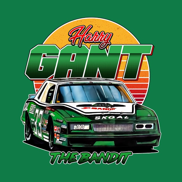 Harry Gant The Bandit Retro 80S by Erianna Bee