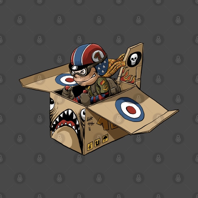 Fighter Pilot Kid by Black Tee Inc