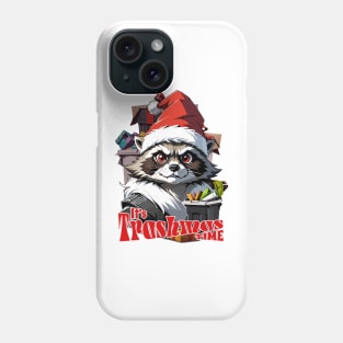 raccoon Christmas Trashmas Phone Case