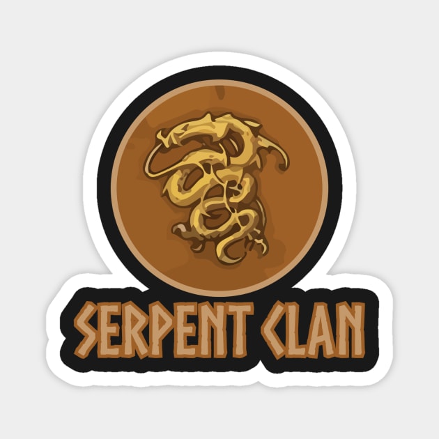 Blood Rage Serpent Clan Board Game Graphic - Tabletop Gaming Magnet by MeepleDesign