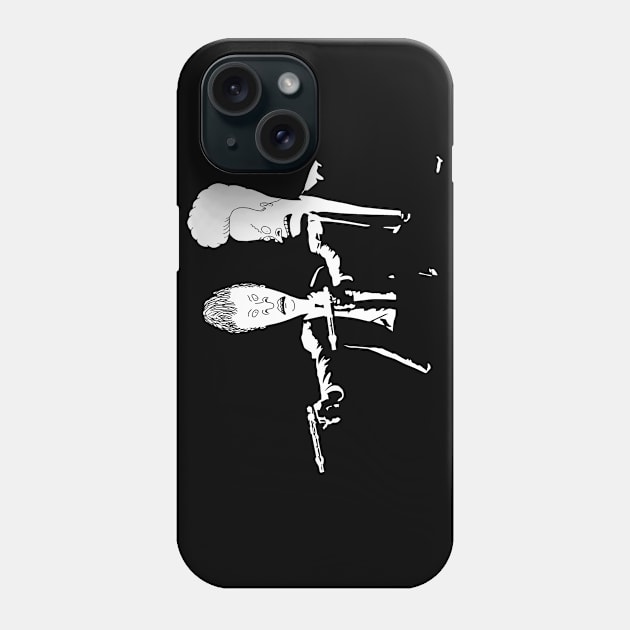 Beavis And Butthead Pulp Fiction Phone Case by Nova5