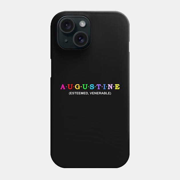 Augustine - Esteemed, Venerable Phone Case by Koolstudio