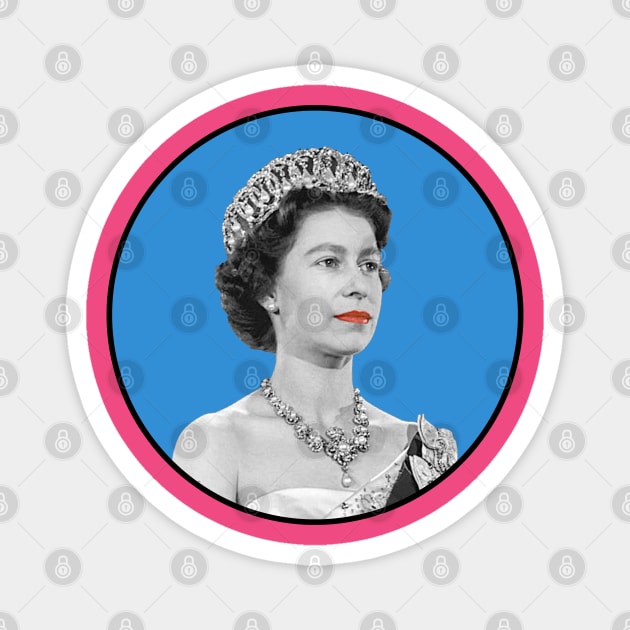 Queen Elizabeth Magnet by valentinahramov