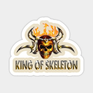 King of skeleton Magnet