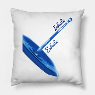 Inhale Exhale Design Pillow