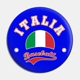 Italy Baseball Team Pin