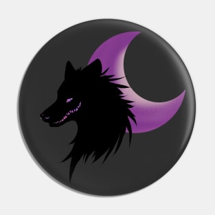 Grinning Wolf Pin