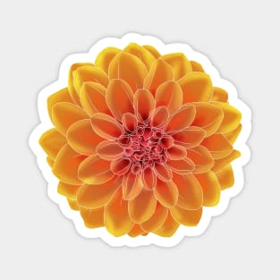 Fire Flower Magnet