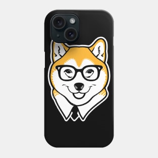 Shiba Inu Hipster Dog Lover Retro Phone Case