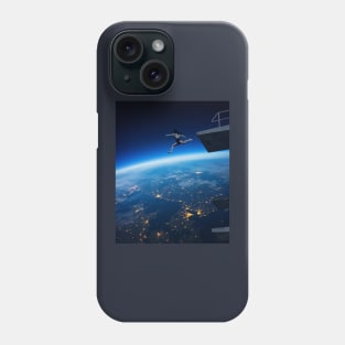 Jumping from Space Phone Case