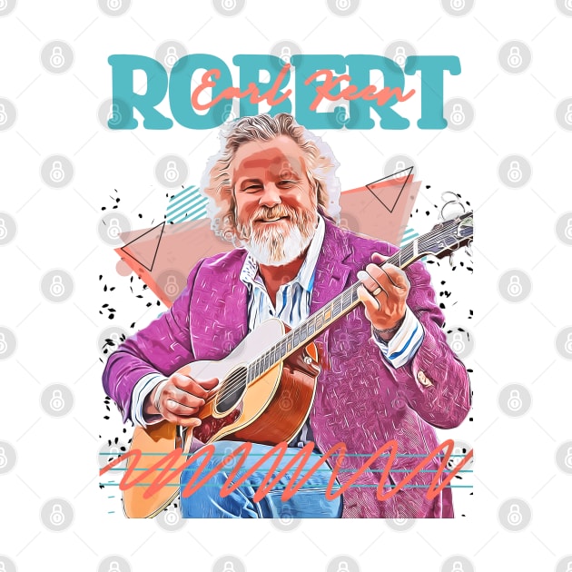 Robert Earl Keen Fan Art Retro Design // Vintage by Nandin Putri