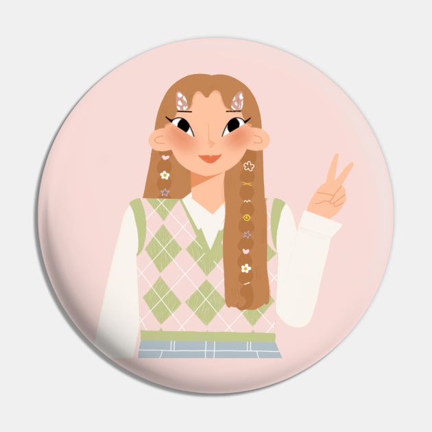 Soft girl Pin by Mangayubecik