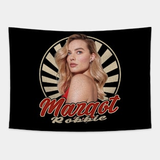 Vintage Circle Margot Robbie Tapestry