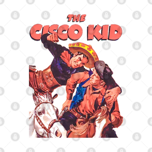 The Cisco Kid Western Cowboy Vintage Retro Comic Horse by REVISTANGO