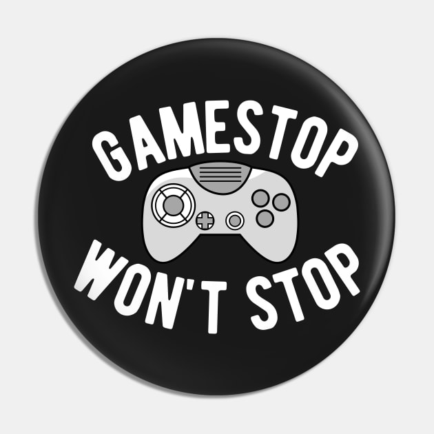 GameStop Won't Stop Pin by blueduckstuff