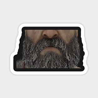 Kratos mask Magnet