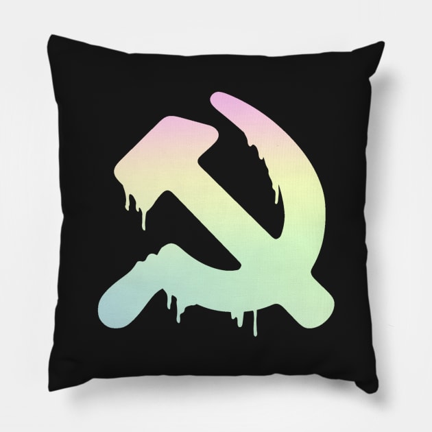 Hammer and Sicc-le Pillow by CalamityQueen