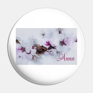 Cherry Blossom Designer Artwork Name Anna Pin