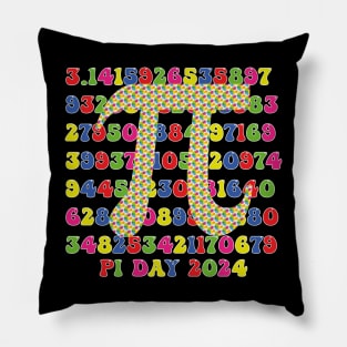 pi day 2024 Pillow