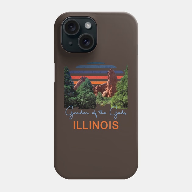 Garden of the gods, Illinois Phone Case by TeeText