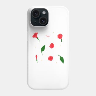 Mirabilis Flower Pattern Phone Case