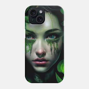 Delilah, The Nature Goddess | Green Tears Phone Case