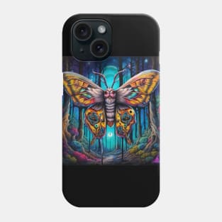 VIBRANT VISIONS (CLOWN MOTH) Phone Case