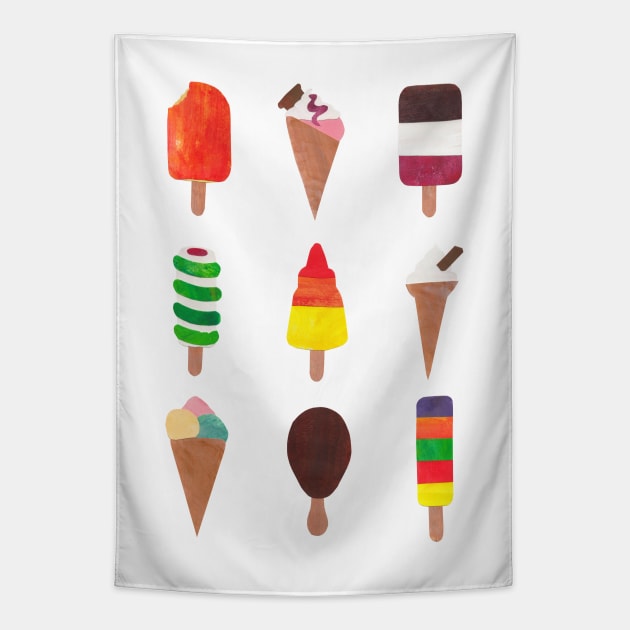 Ice Cream! Tapestry by BenMorganIllustration