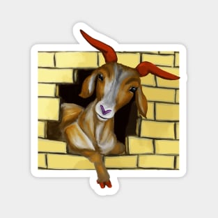 Funny goat Magnet