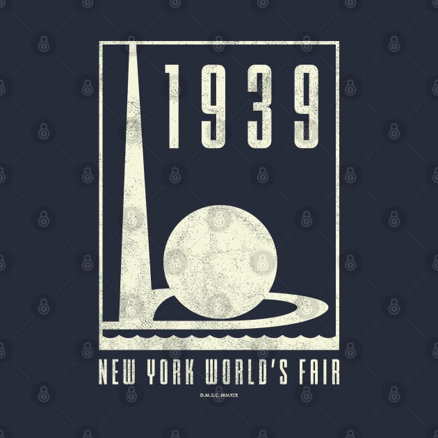 1939-40 World's Fair, New York - '1939' Trylon and Perisphere - White by deadmansupplyco