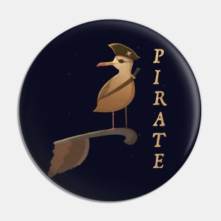 Seagulls Pirate Pin