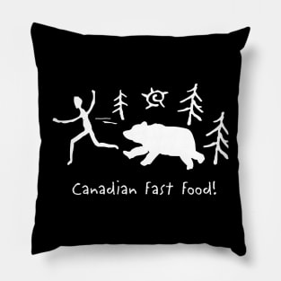 Canadian Fast Food Pillow