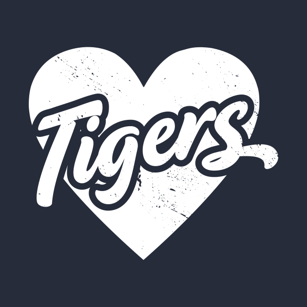 Vintage Tigers School Spirit // High School Football Mascot // Go Tigers by SLAG_Creative