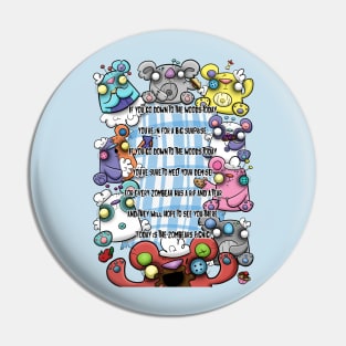 Creepies - Zombear's Picnic Pin