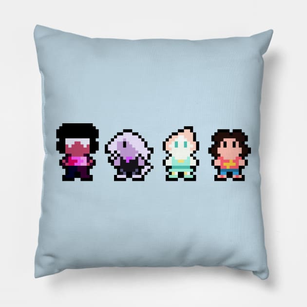 We... Are the Crystal Bits! Pillow by ImpishMATT