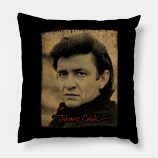 80s Classic Johnny Cash Pillow