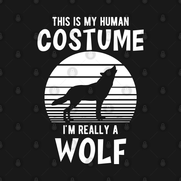 Wolf - This is my human costume I'm really a wolf by KC Happy Shop