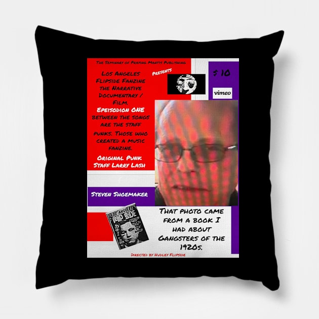 Epeisodion One Flipside Fanzine Pillow by Hudley Flipside