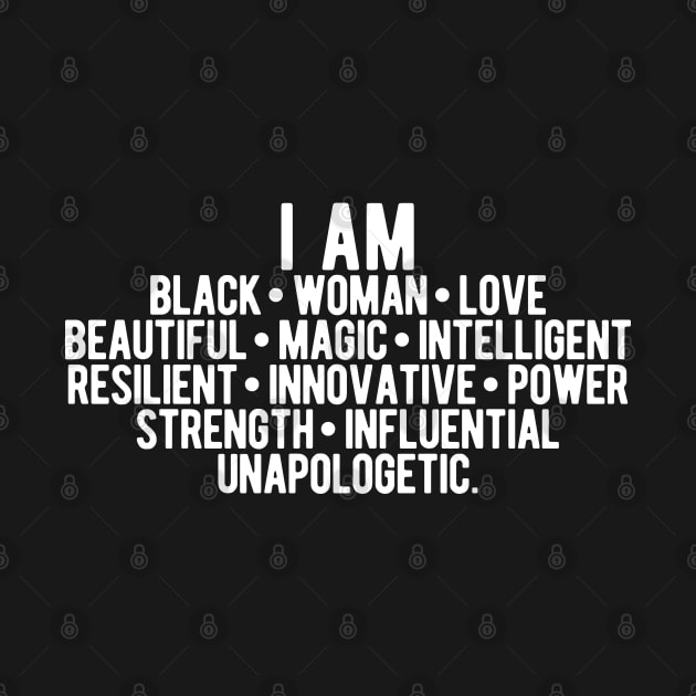 I AM A Strong Black Woman | African American by UrbanLifeApparel