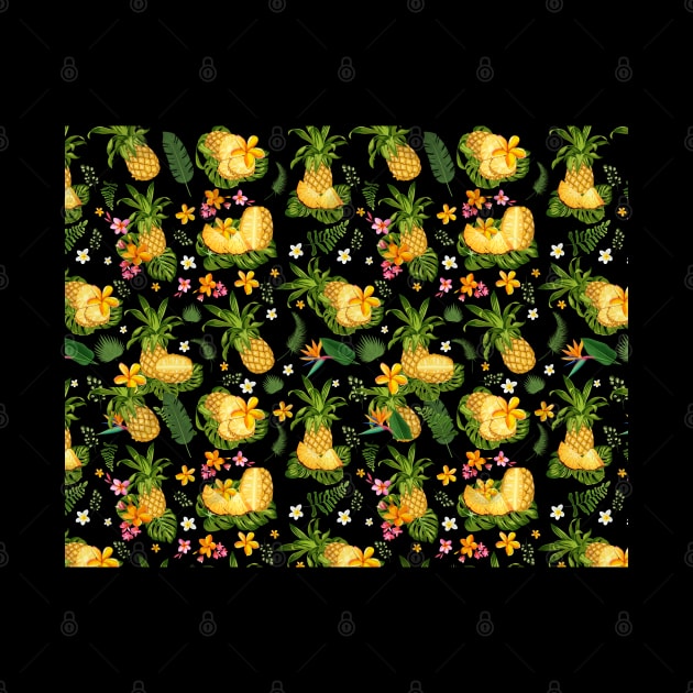 Seamless Patterns Pineapple by Promen Shirts