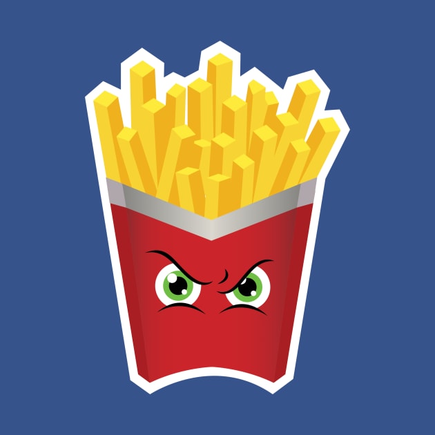 Angry Fries by SimpleHappiness