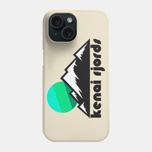 Retro Kenai Fjords ))(( Tourist Souvenir National Park Design Phone Case
