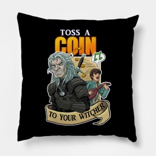 Toss a Coin (in) to your Witcher Pillow