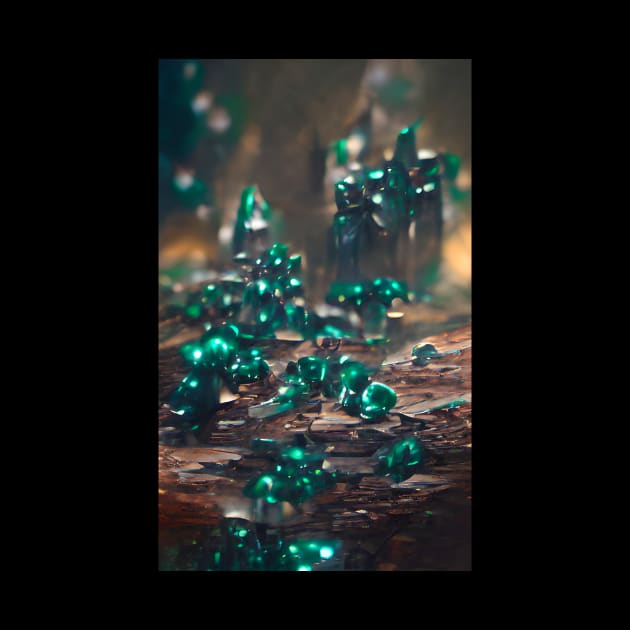 Shiny emeralds by Gaspar Avila