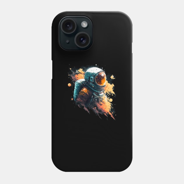 astronaut in space Phone Case by Nature